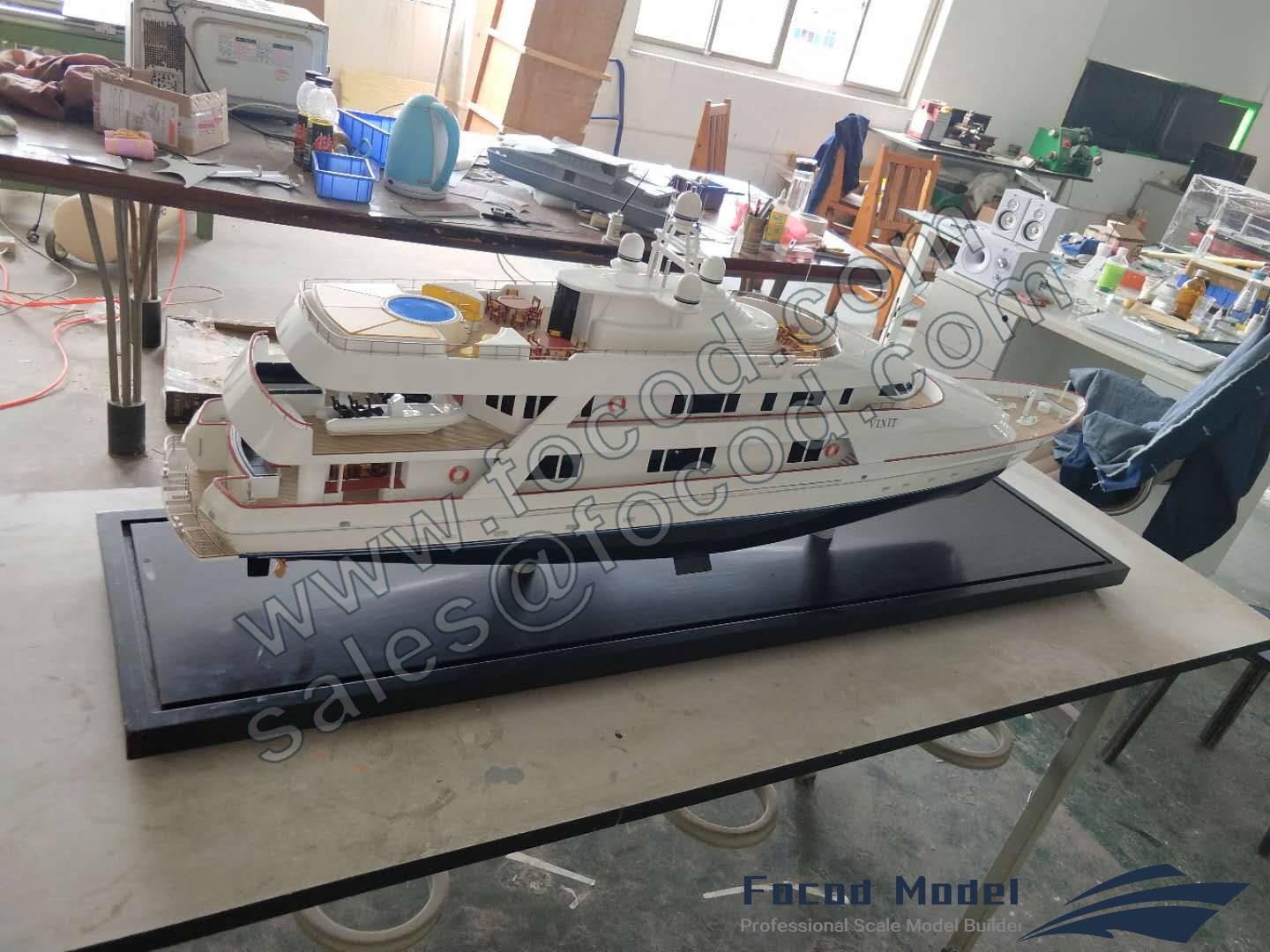 custom made model of Swedeship超级游艇（52.75米双螺旋桨动力游艇）
